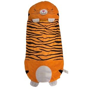 Happy Nappers 60x29in‎ 2 In 1 Tiger Tobi Pillow & Sleeping Bag